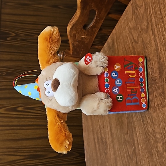 Cuddle Bear Other - 12 in Animated flappy plush puppy dog singing Happy Birthday